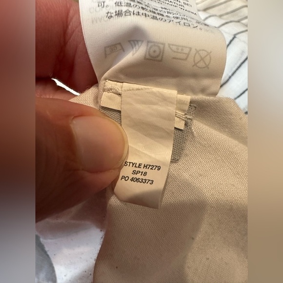 Madewell Embroidered Butterfly Striped Cotton Dress - Picture 9 of 9